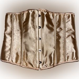 Gold Corset with gold underwear